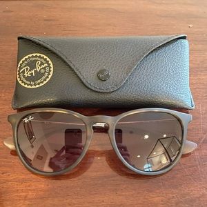 Ray-Ban Erika polarized matte tortoise sunglasses, RB4171